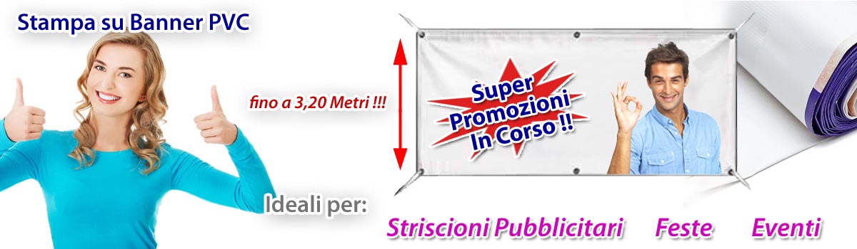 Stampa su PVC Banner