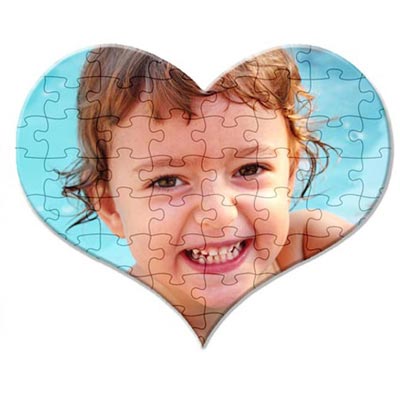 Foto Puzzle Formato Cuore 20x30