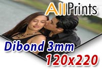 Dibond 3mm F.to 120x220