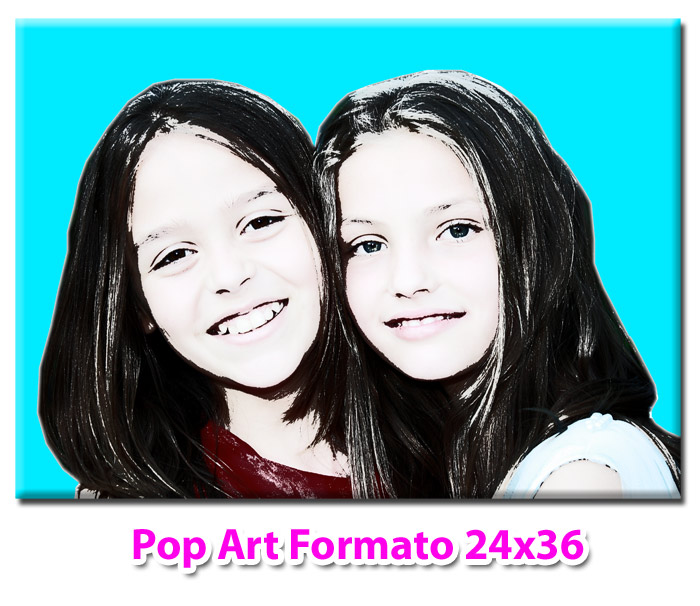 Stampa su Tela Pop Art Formato 24x36