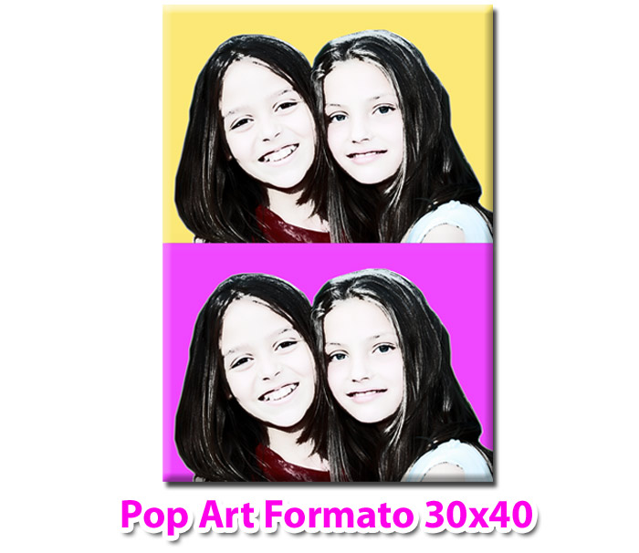 Stampa su Tela Pop Art Formato 30x40