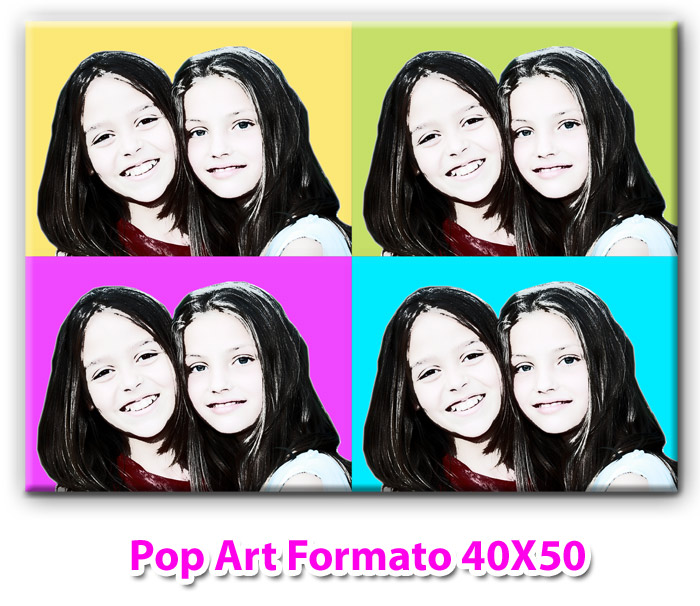 Stampa su Tela Pop Art Formato 40x50