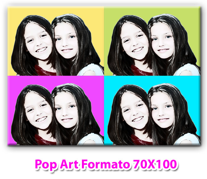 Stampa su Tela Pop Art Formato 70x100