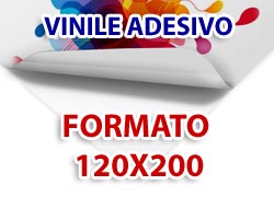 Stampa Formato 120x200 su Vinile Adesivo